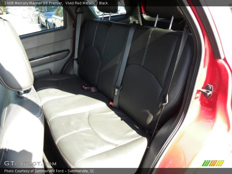 Vivid Red Metallic / Black 2008 Mercury Mariner V6 Premier