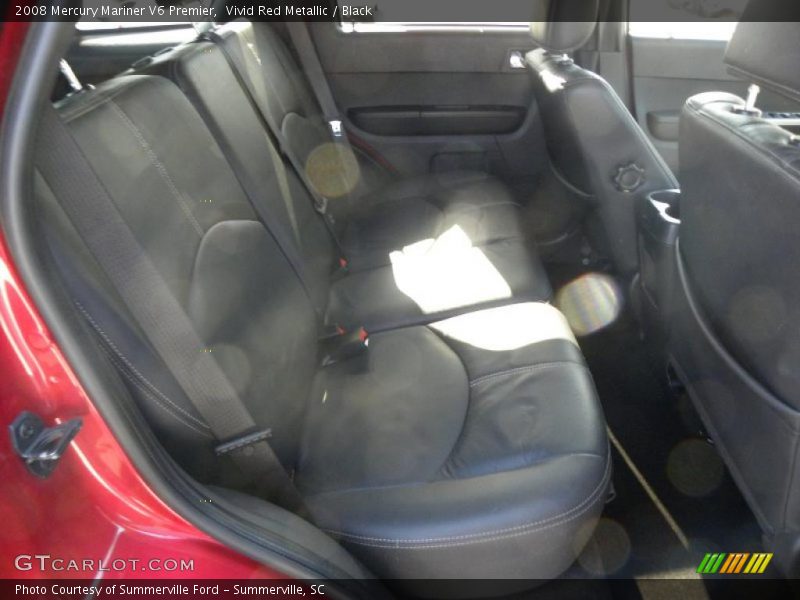 Vivid Red Metallic / Black 2008 Mercury Mariner V6 Premier