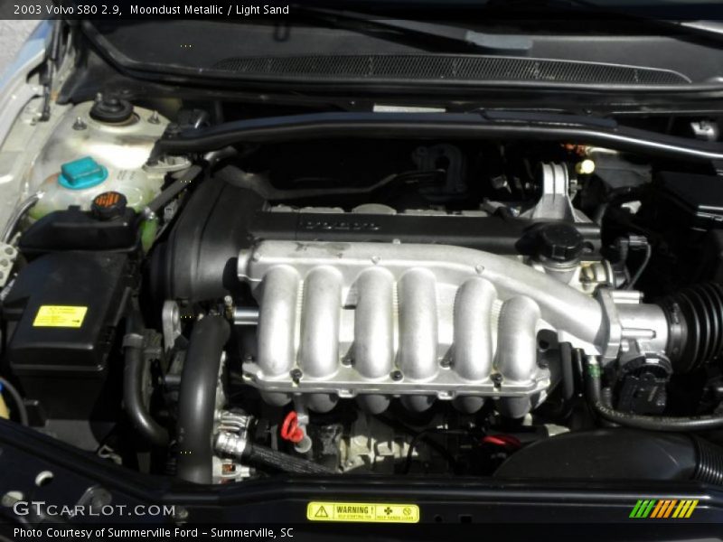  2003 S80 2.9 Engine - 2.9 Liter DOHC 24-Valve Inline 6 Cylinder