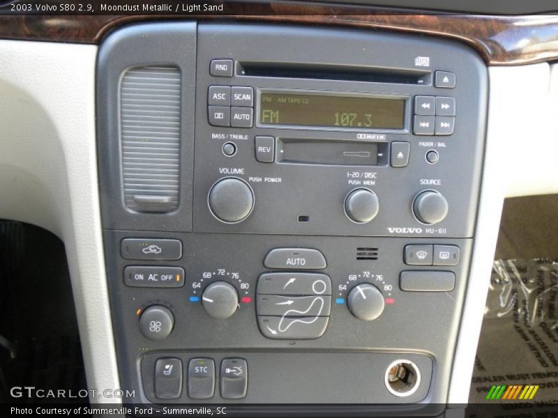 Controls of 2003 S80 2.9