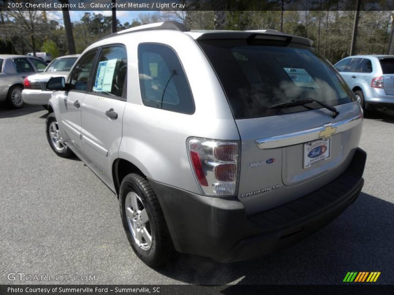 Galaxy Silver Metallic / Light Gray 2005 Chevrolet Equinox LS
