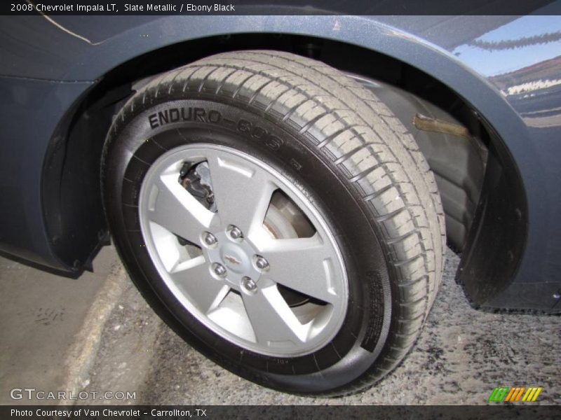 Slate Metallic / Ebony Black 2008 Chevrolet Impala LT