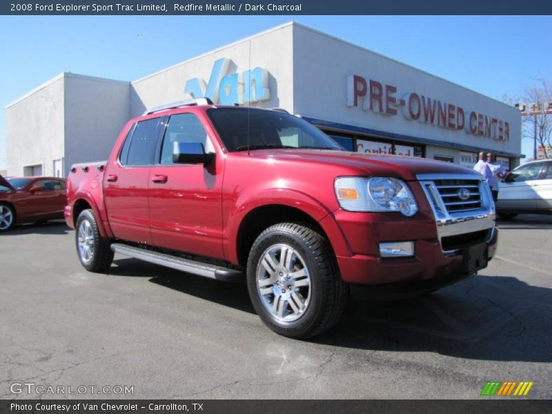 Redfire Metallic / Dark Charcoal 2008 Ford Explorer Sport Trac Limited