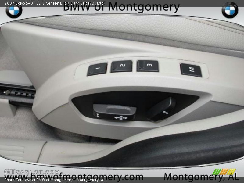 Silver Metallic / Dark Beige/Quartz 2007 Volvo S40 T5