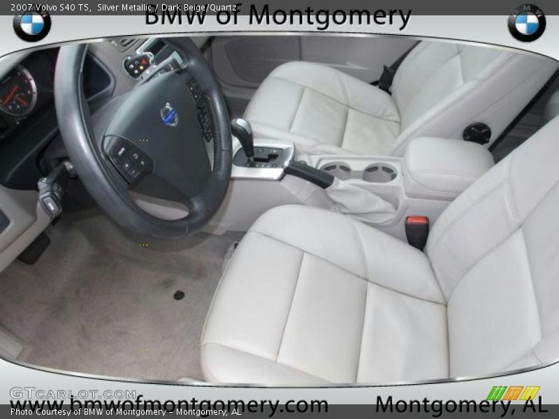 Silver Metallic / Dark Beige/Quartz 2007 Volvo S40 T5