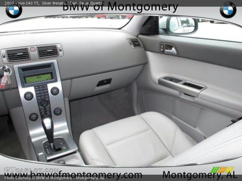 Silver Metallic / Dark Beige/Quartz 2007 Volvo S40 T5