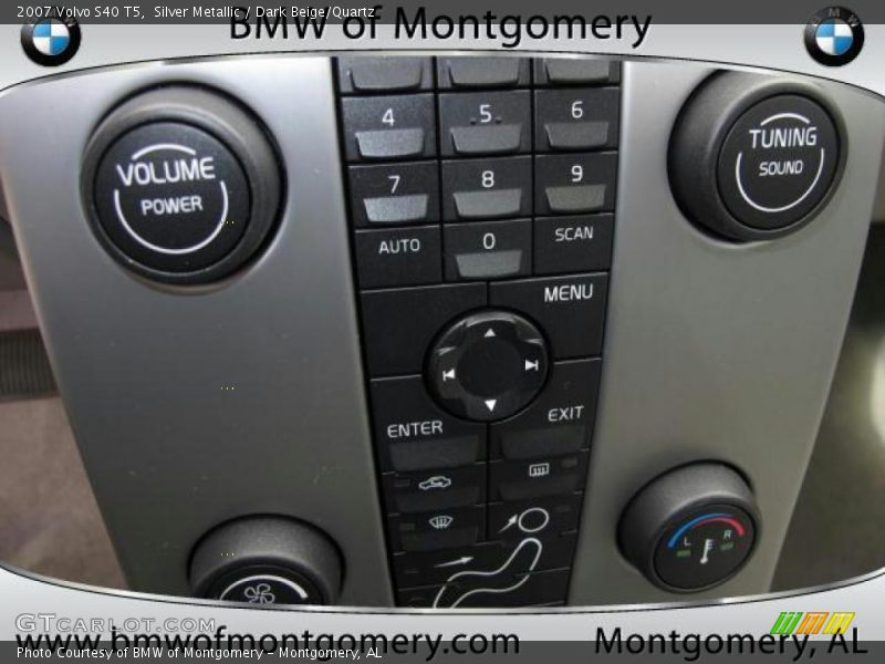 Silver Metallic / Dark Beige/Quartz 2007 Volvo S40 T5