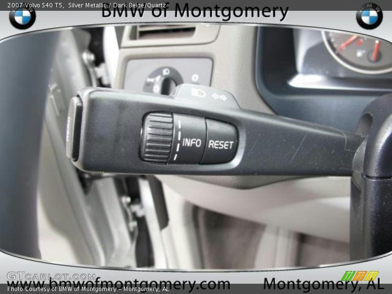 Silver Metallic / Dark Beige/Quartz 2007 Volvo S40 T5