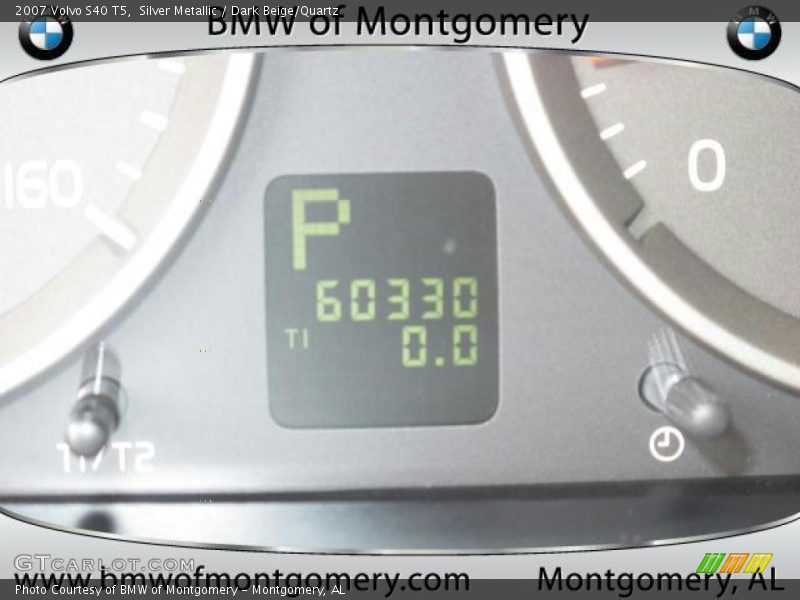 Silver Metallic / Dark Beige/Quartz 2007 Volvo S40 T5