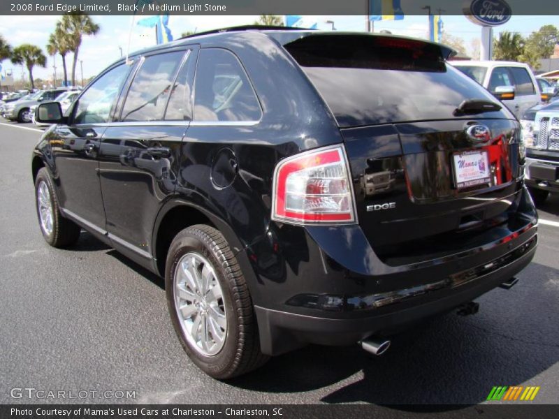 Black / Medium Light Stone 2008 Ford Edge Limited