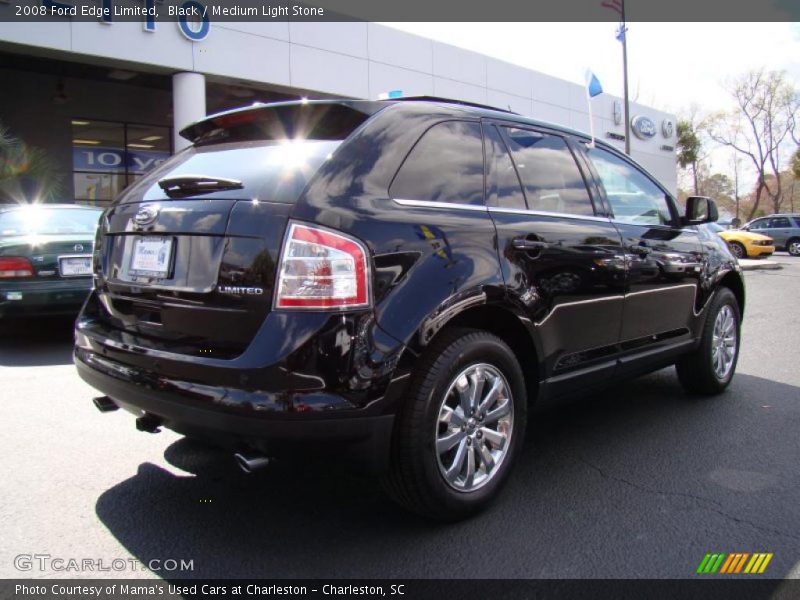 Black / Medium Light Stone 2008 Ford Edge Limited