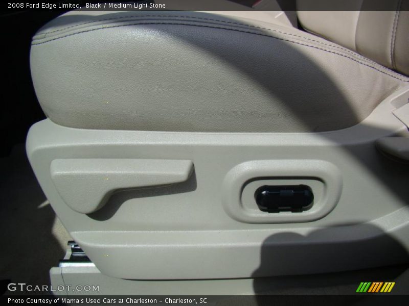 Black / Medium Light Stone 2008 Ford Edge Limited