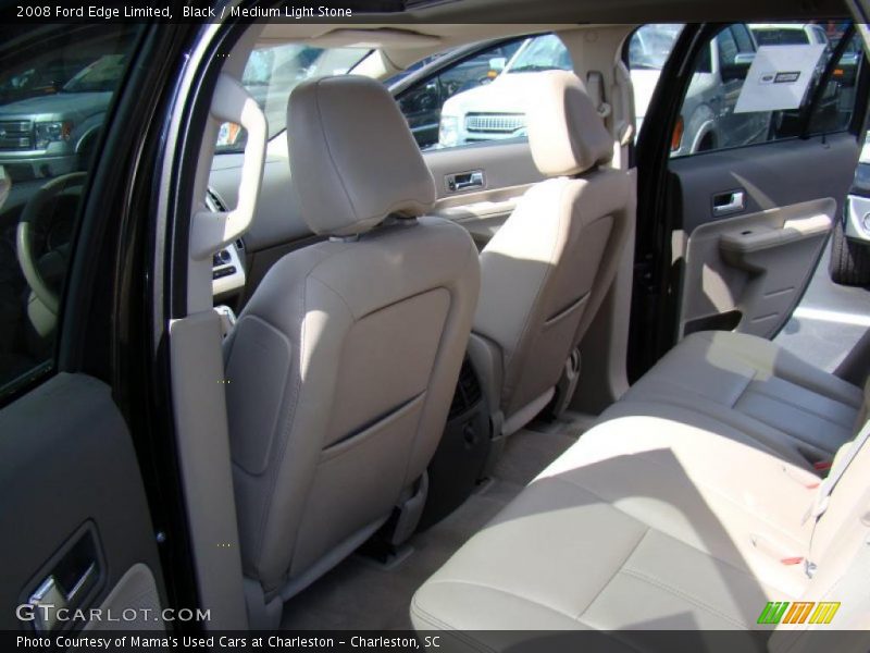 Black / Medium Light Stone 2008 Ford Edge Limited