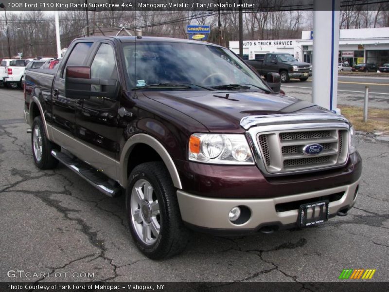 Mahogany Metallic / Tan/Castaño Leather 2008 Ford F150 King Ranch SuperCrew 4x4