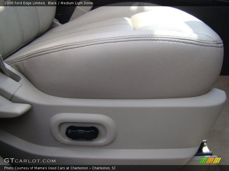Black / Medium Light Stone 2008 Ford Edge Limited