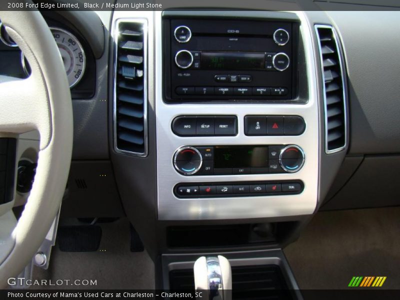 Black / Medium Light Stone 2008 Ford Edge Limited