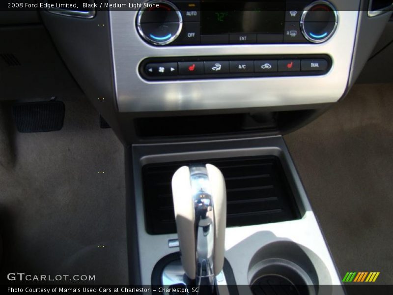 Black / Medium Light Stone 2008 Ford Edge Limited