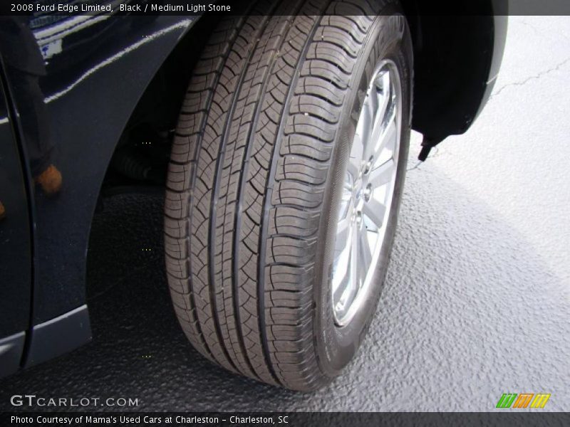 Black / Medium Light Stone 2008 Ford Edge Limited