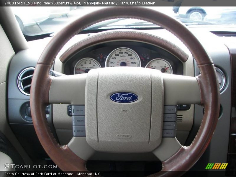 Mahogany Metallic / Tan/Castaño Leather 2008 Ford F150 King Ranch SuperCrew 4x4