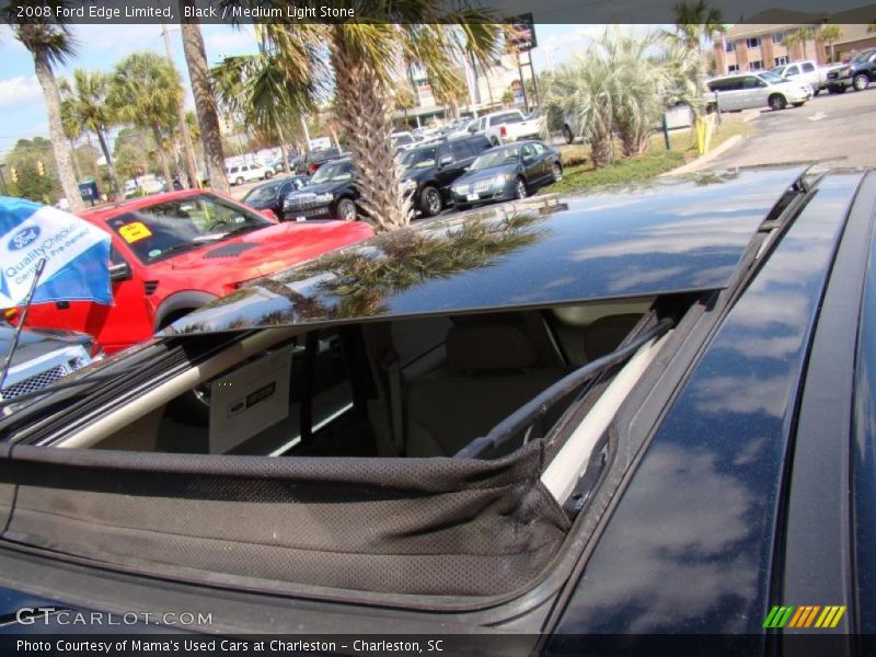 Black / Medium Light Stone 2008 Ford Edge Limited