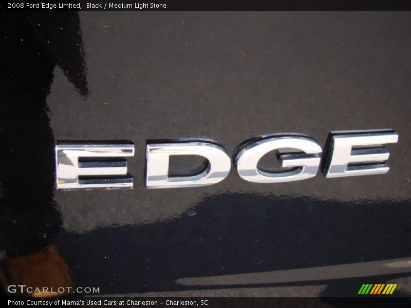 Black / Medium Light Stone 2008 Ford Edge Limited