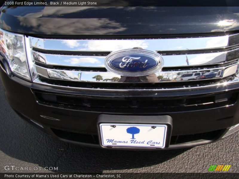 Black / Medium Light Stone 2008 Ford Edge Limited