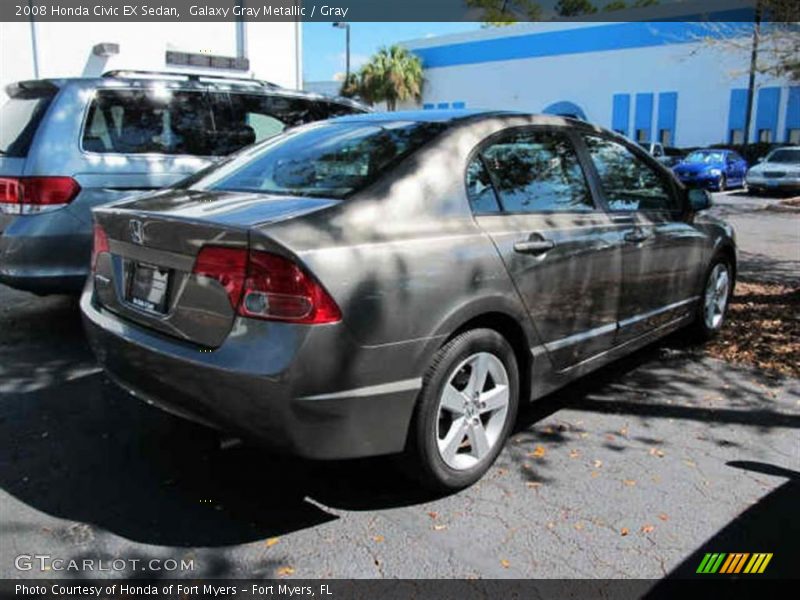 Galaxy Gray Metallic / Gray 2008 Honda Civic EX Sedan