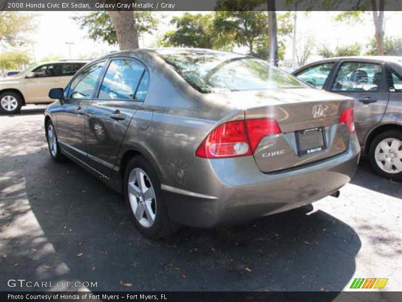Galaxy Gray Metallic / Gray 2008 Honda Civic EX Sedan