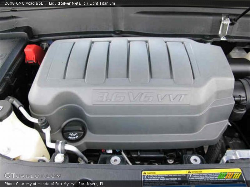Liquid Silver Metallic / Light Titanium 2008 GMC Acadia SLT