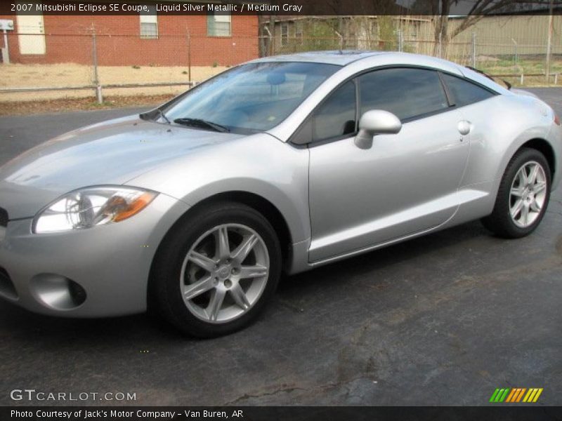 Liquid Silver Metallic / Medium Gray 2007 Mitsubishi Eclipse SE Coupe
