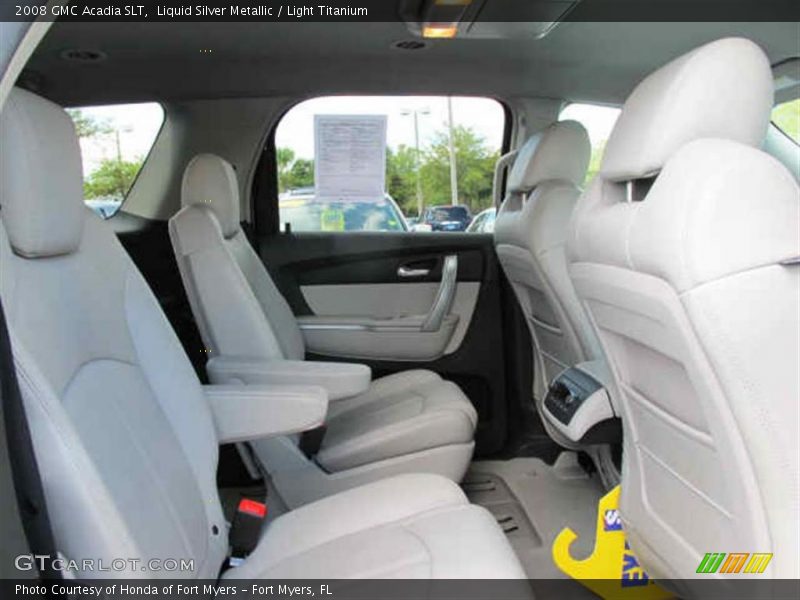 Liquid Silver Metallic / Light Titanium 2008 GMC Acadia SLT