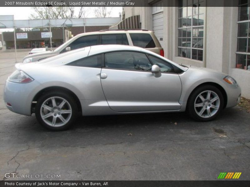 Liquid Silver Metallic / Medium Gray 2007 Mitsubishi Eclipse SE Coupe