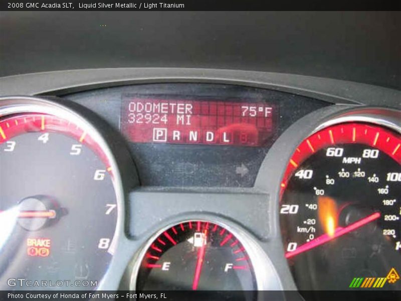 Liquid Silver Metallic / Light Titanium 2008 GMC Acadia SLT