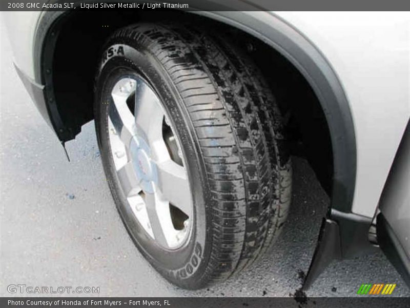 Liquid Silver Metallic / Light Titanium 2008 GMC Acadia SLT