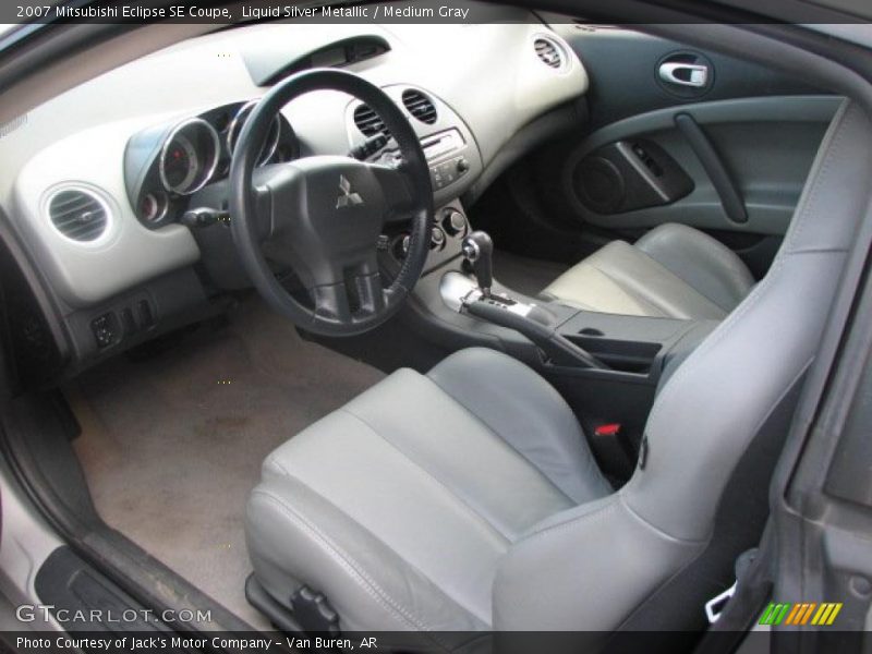 Liquid Silver Metallic / Medium Gray 2007 Mitsubishi Eclipse SE Coupe