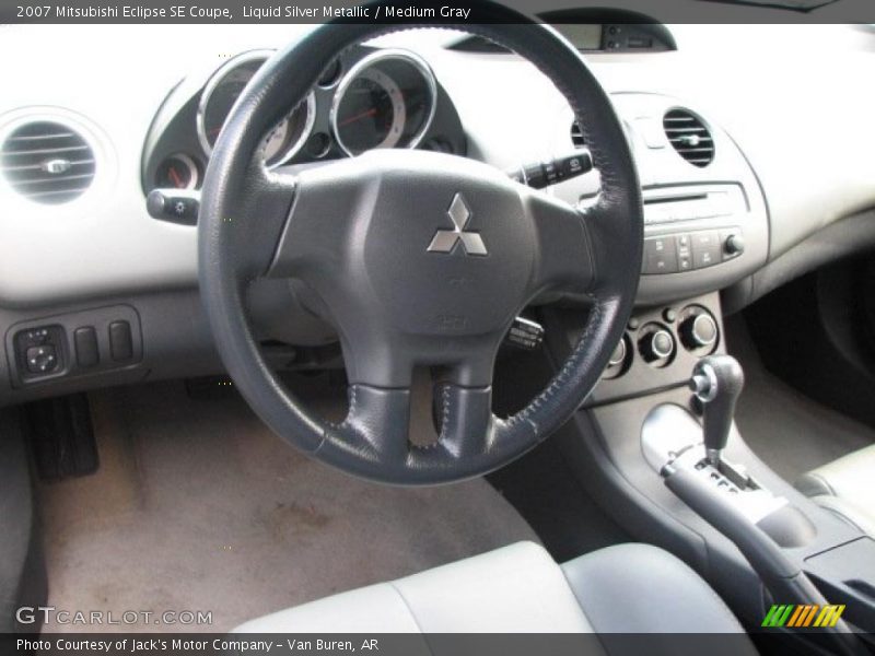 Liquid Silver Metallic / Medium Gray 2007 Mitsubishi Eclipse SE Coupe