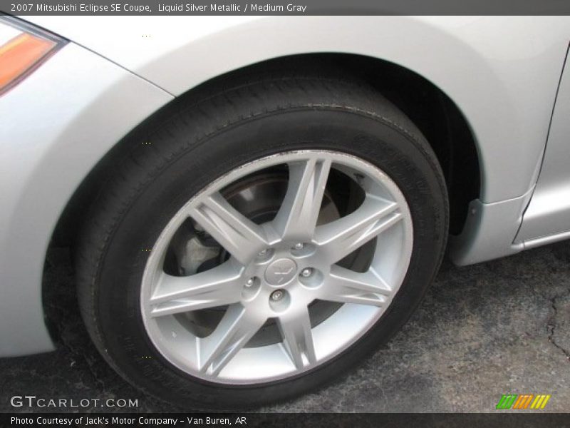 Liquid Silver Metallic / Medium Gray 2007 Mitsubishi Eclipse SE Coupe