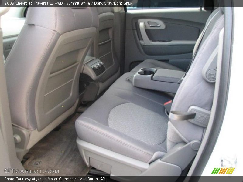 Summit White / Dark Gray/Light Gray 2009 Chevrolet Traverse LS AWD