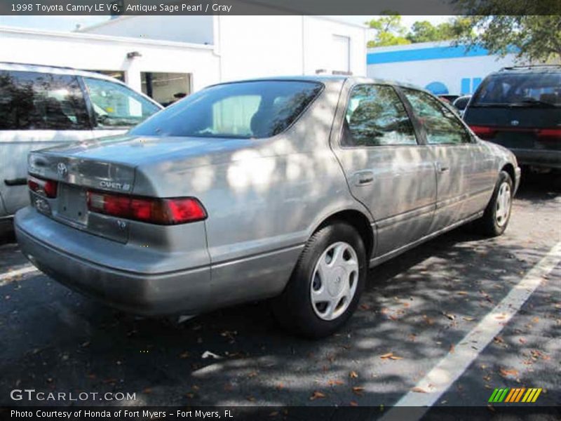 Antique Sage Pearl / Gray 1998 Toyota Camry LE V6