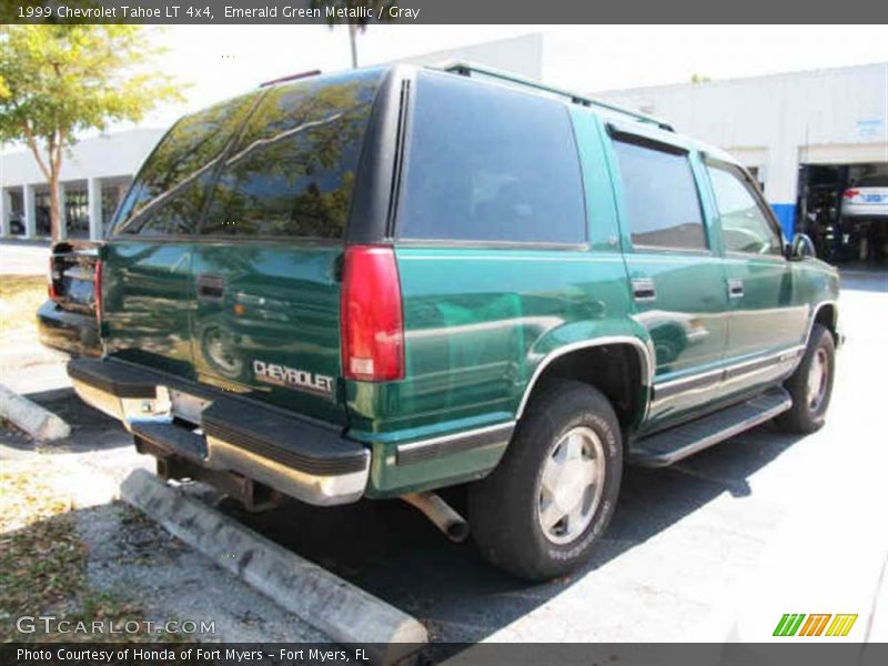 Emerald Green Metallic / Gray 1999 Chevrolet Tahoe LT 4x4