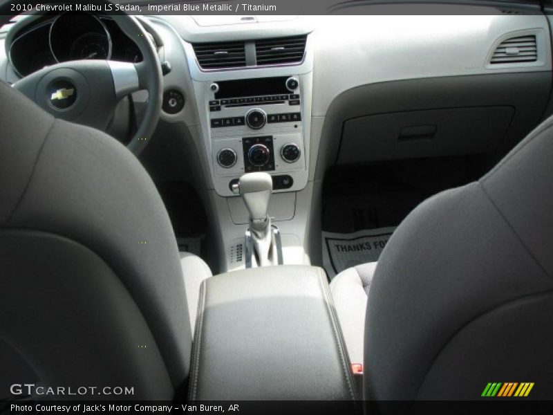 Imperial Blue Metallic / Titanium 2010 Chevrolet Malibu LS Sedan