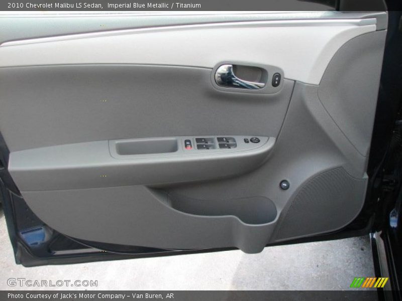 Imperial Blue Metallic / Titanium 2010 Chevrolet Malibu LS Sedan