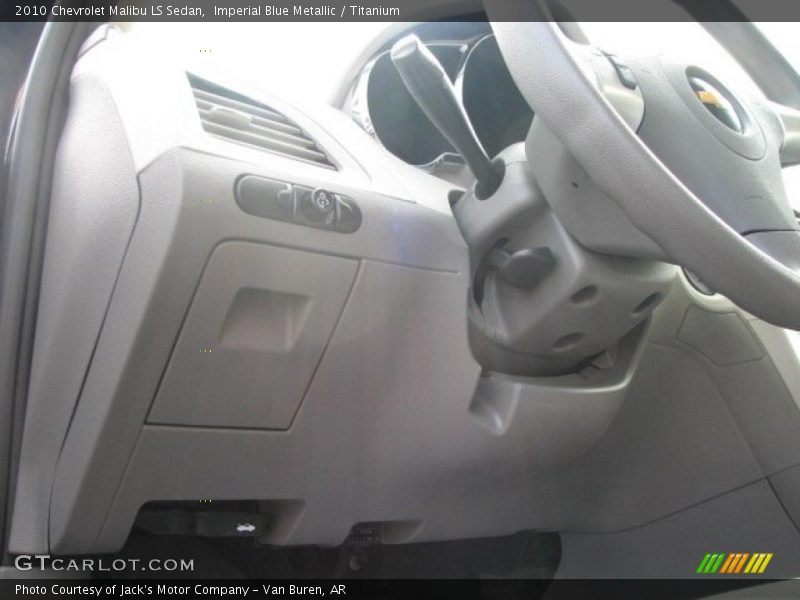 Imperial Blue Metallic / Titanium 2010 Chevrolet Malibu LS Sedan