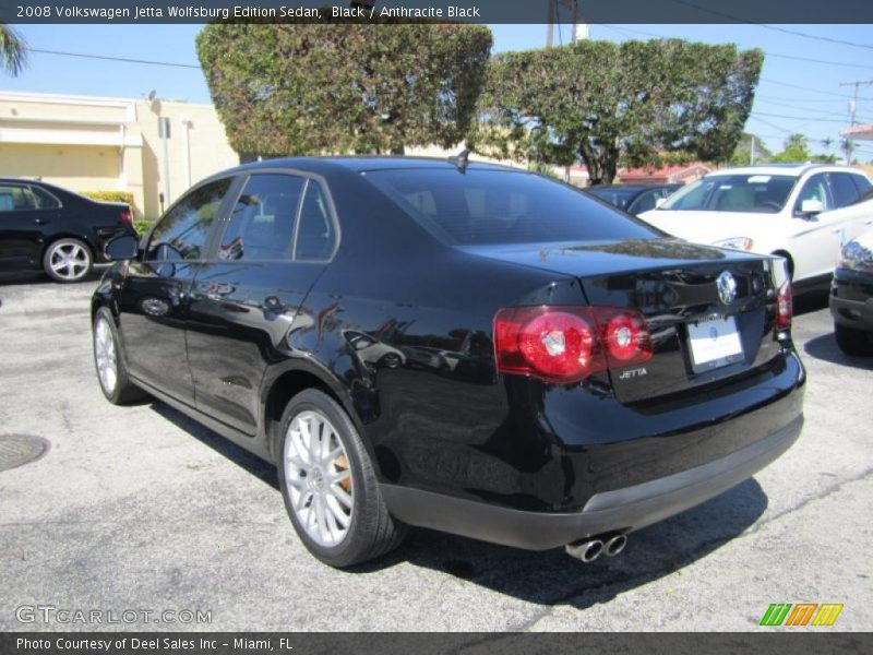 Black / Anthracite Black 2008 Volkswagen Jetta Wolfsburg Edition Sedan