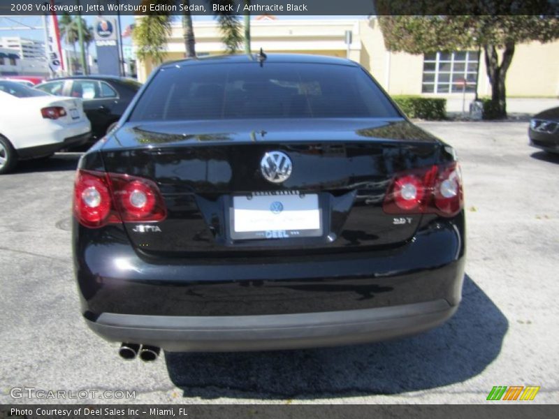Black / Anthracite Black 2008 Volkswagen Jetta Wolfsburg Edition Sedan