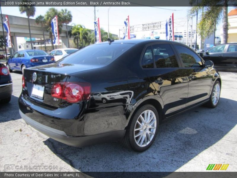 Black / Anthracite Black 2008 Volkswagen Jetta Wolfsburg Edition Sedan