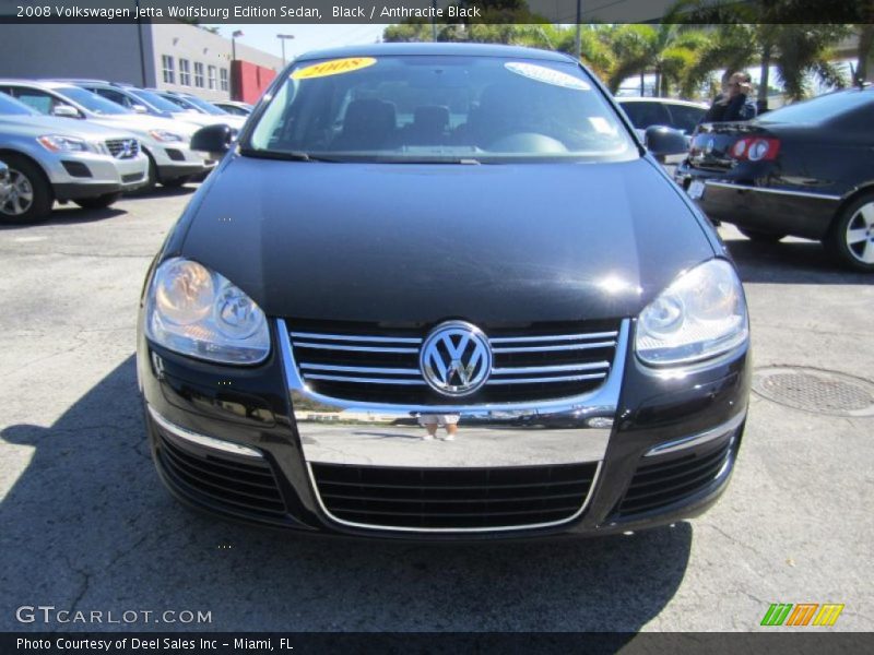 Black / Anthracite Black 2008 Volkswagen Jetta Wolfsburg Edition Sedan