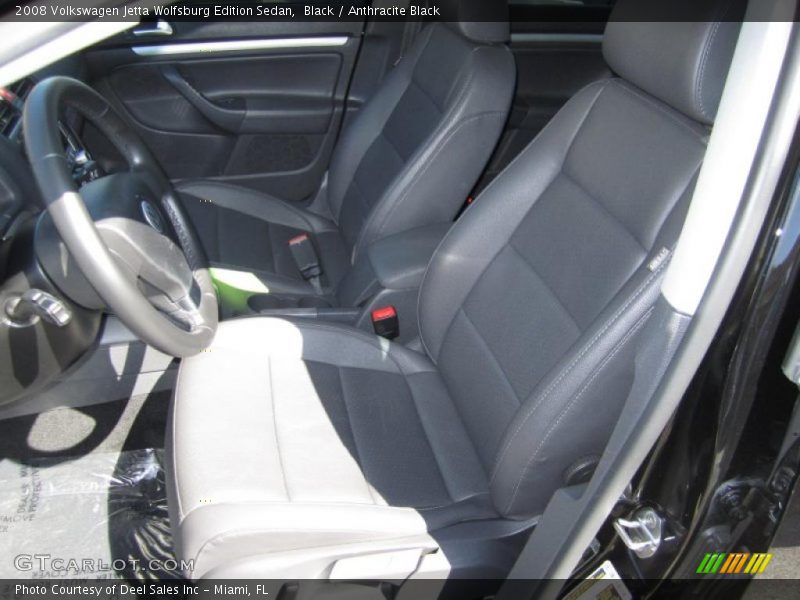 Black / Anthracite Black 2008 Volkswagen Jetta Wolfsburg Edition Sedan
