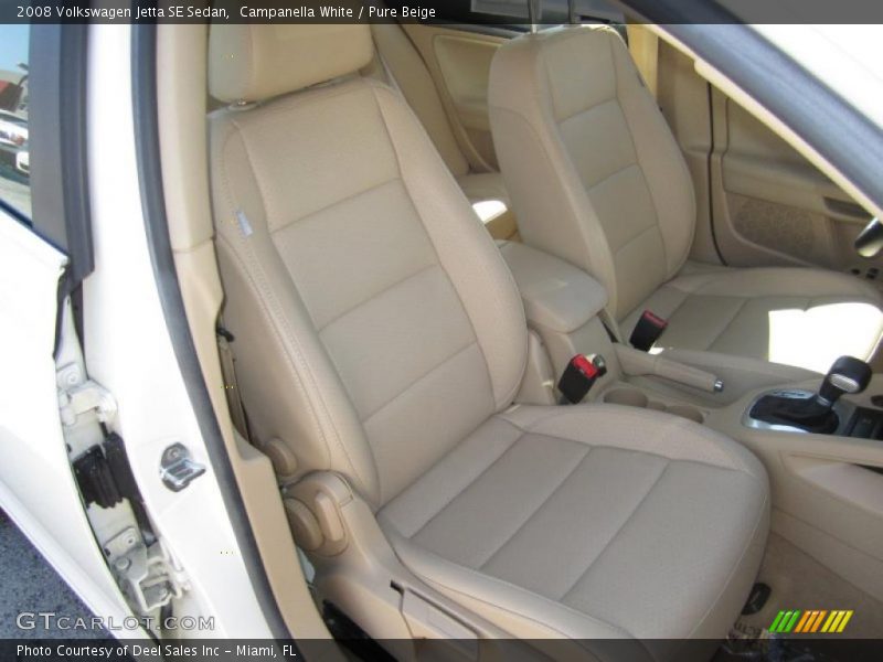 Campanella White / Pure Beige 2008 Volkswagen Jetta SE Sedan