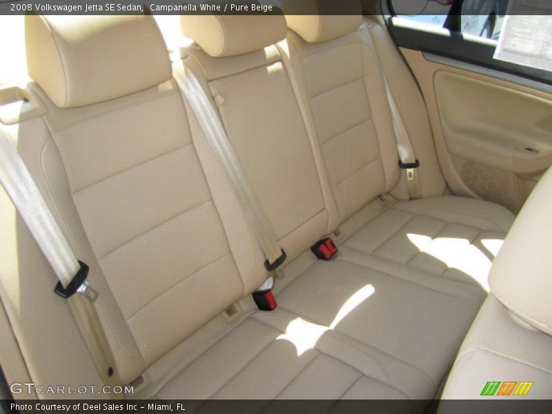 Campanella White / Pure Beige 2008 Volkswagen Jetta SE Sedan